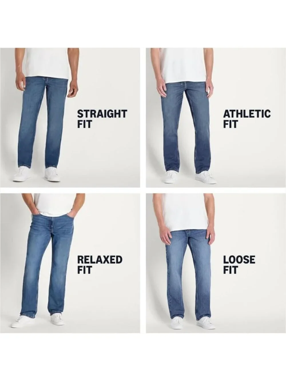 Men's Relaxed-Fit Denim Jeans | Comfortable Casual Style | Versatile Everyday